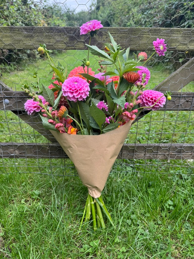 Monthly flower subscription (hand tied bouquet)