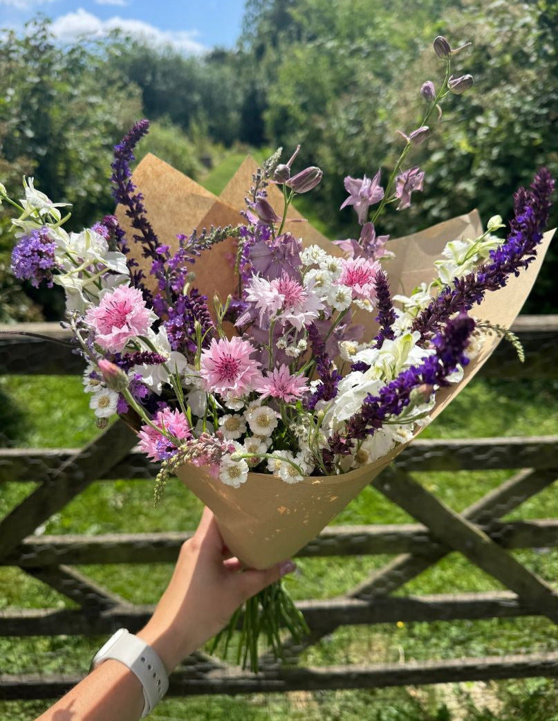 Monthly flower subscription (hand tied bouquet)